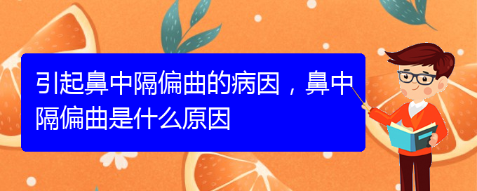 (貴陽比較好的治療鼻中隔偏曲的醫(yī)院)引起鼻中隔偏曲的病因，鼻中隔偏曲是什么原因(圖1)