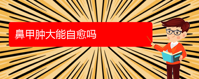 (貴陽(yáng)鼻科醫(yī)院掛號(hào))鼻甲腫大能自愈嗎(圖1)