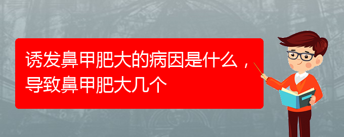 (貴陽(yáng)鼻科醫(yī)院掛號(hào))誘發(fā)鼻甲肥大的病因是什么，導(dǎo)致鼻甲肥大幾個(gè)(圖1)